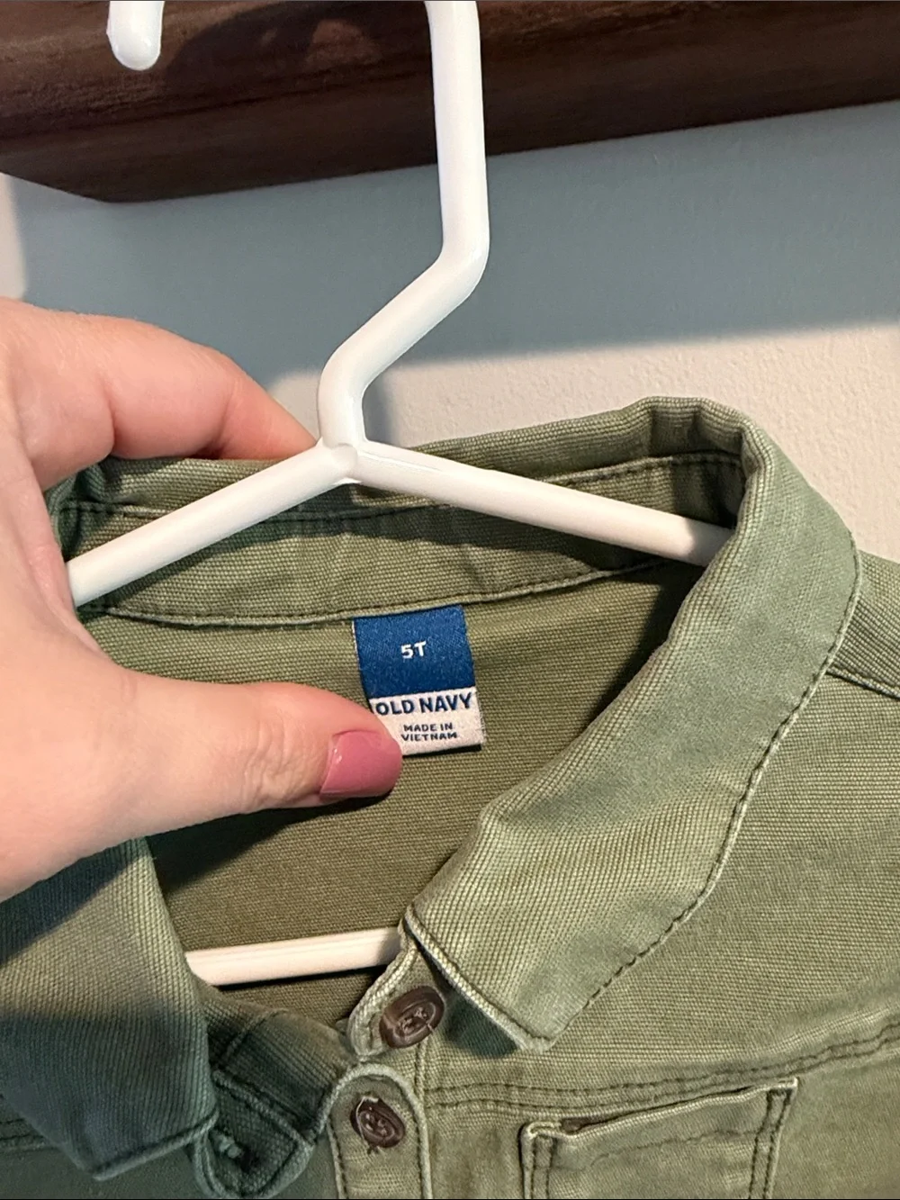 Old Navy 5T Army/Olive Green Long Sleeve Romper